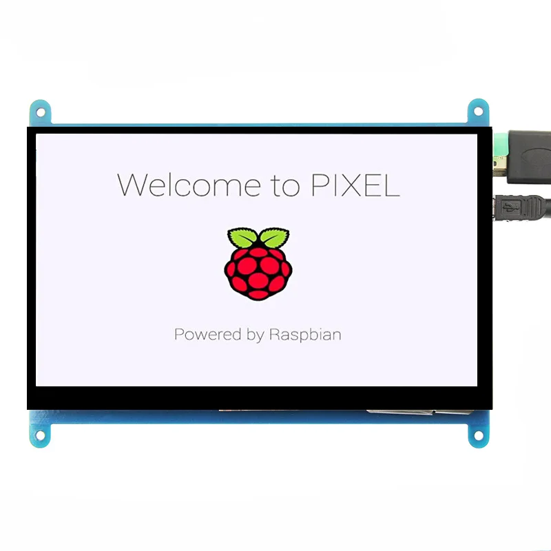 7 дюймовый емкостный сенсорный экран 800*480 IPS TFT LCD модуль для Raspberry Pi 3 B +|Аксессуары