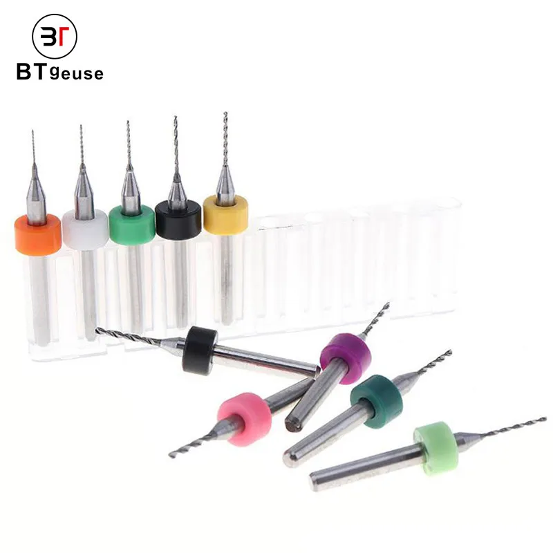 

10pcs Carbide Micro CNC PCB Print Circuit Board Milling Cutters Drill Bit for Plastic Fiberglass and Woodworking
