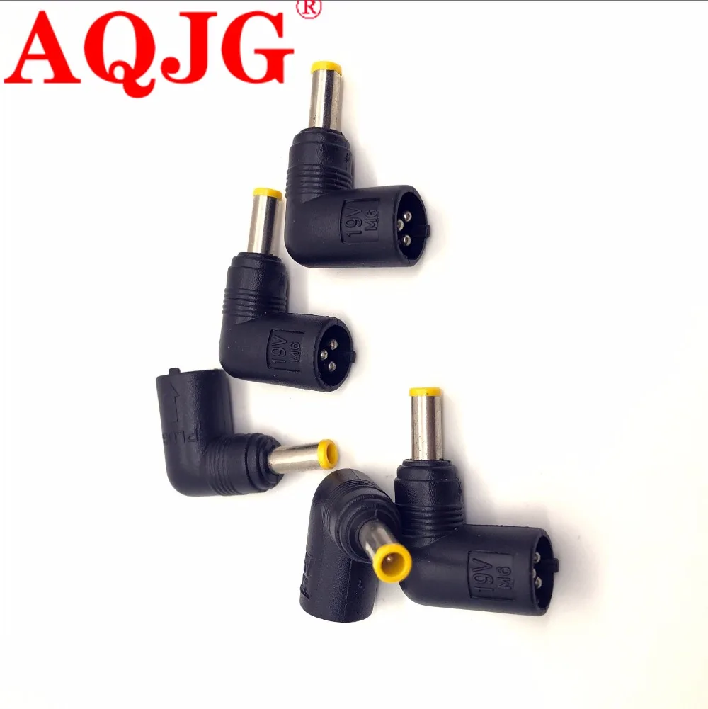 

5.5*3.0 mm male DC Power Connector Adapter Laptop 5.0*3.0 to 3pin 3hole 90 Degrees Plugs DC jack For Notebook Computer 19V M6