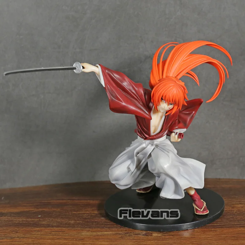 Самурай X Rurouni Kenshin Himura фигурка из ПВХ игрушка Модель Коллекционная