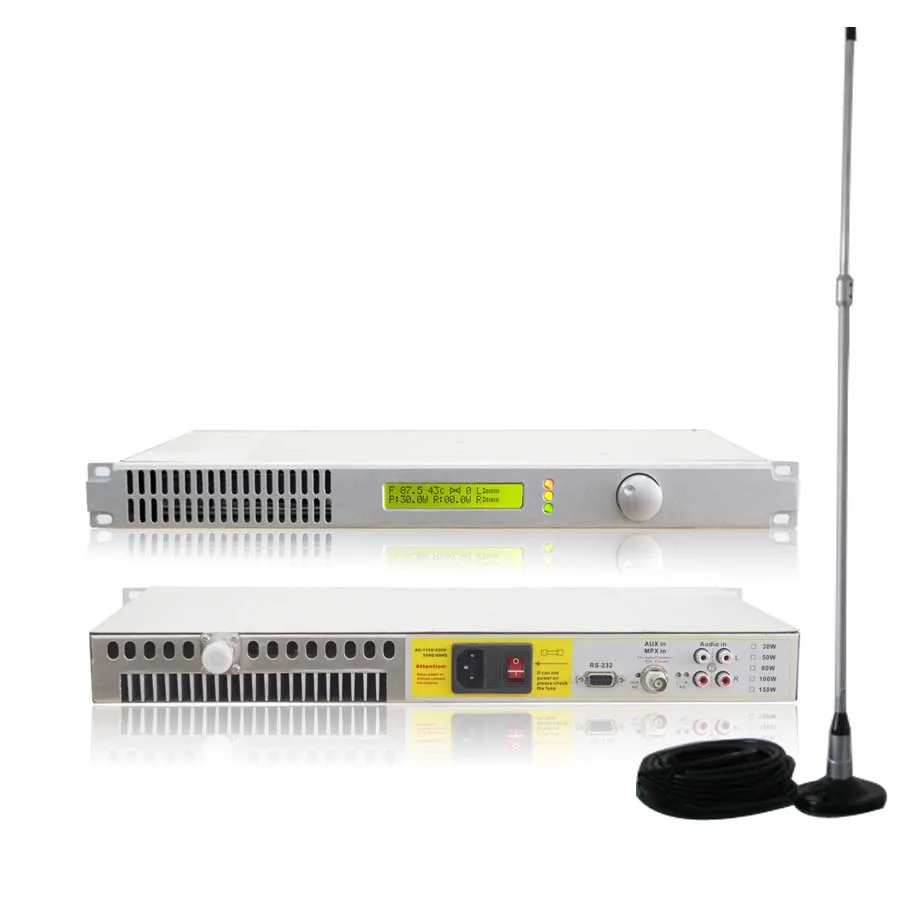 

0-50W FM transmitter radio station with FM Car sucker antenna kit