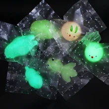 Светящийся светится в темноте приколы розыгрыши игрушки креативный ночной Светильник разминание музыки весь человек вентиляционное отверстие и декомпрессия