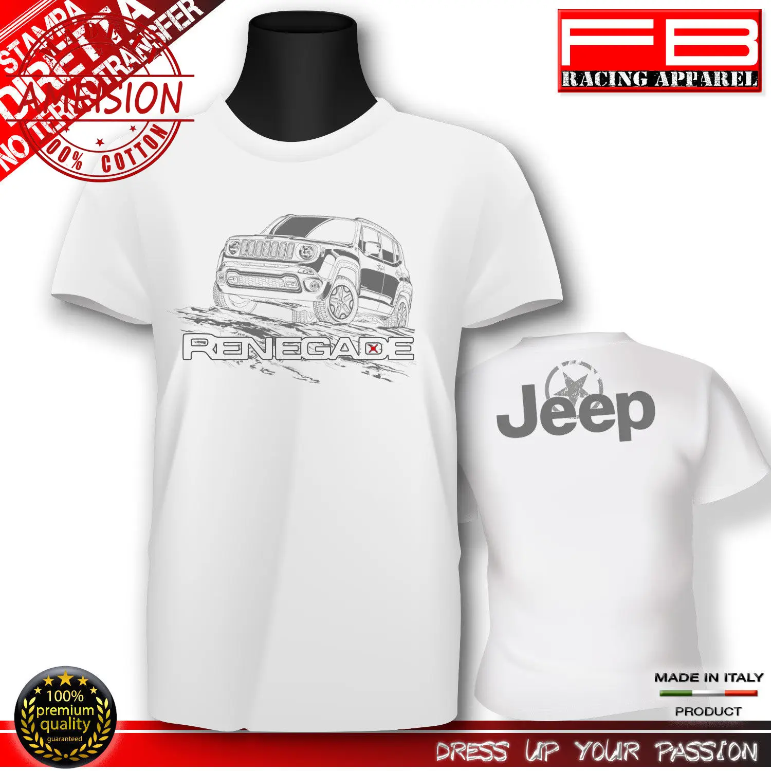 Новая летняя Горячая Распродажа Мужская мода 2019 футболка JEEP RENEGADE Limited Trailhawk Militar