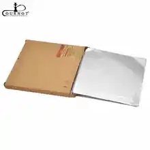 50 шт./упак. 0,03 мм Алюминий перфорированные Фольга Бумага для щипцы для кальяна, наргила чаша