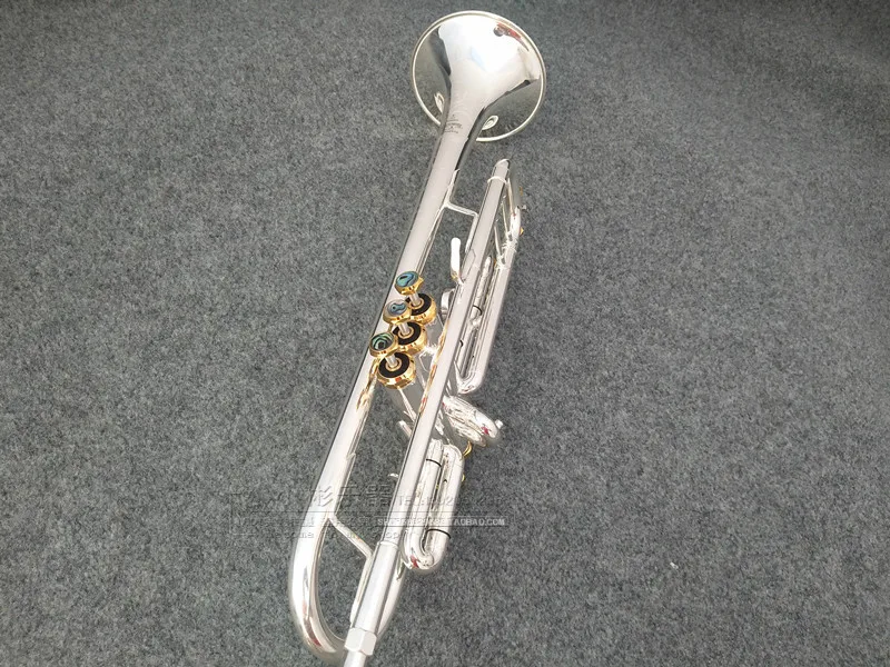 

Trumpet New original trumpet LT190S-78 drop B tune musical instrument gold key Super performances music Free shipping