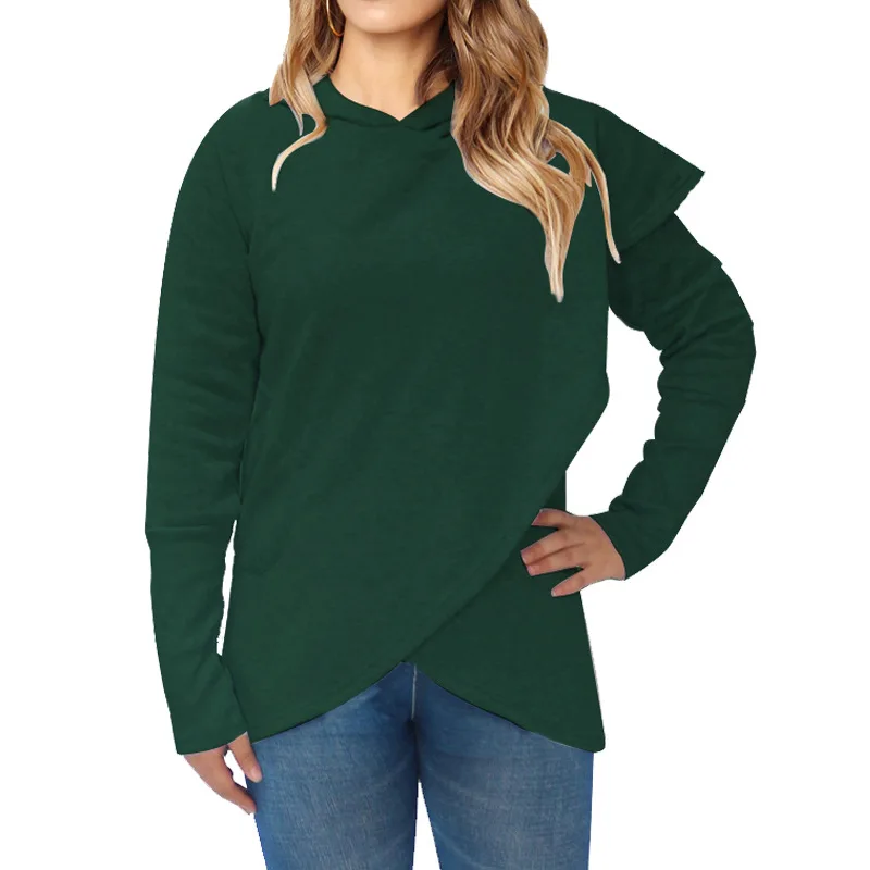 

hoodies women casual pullovers o-neck 2019 fashion gothic autumn pocket hoodie womens clothing long sleeve streetwear clothes