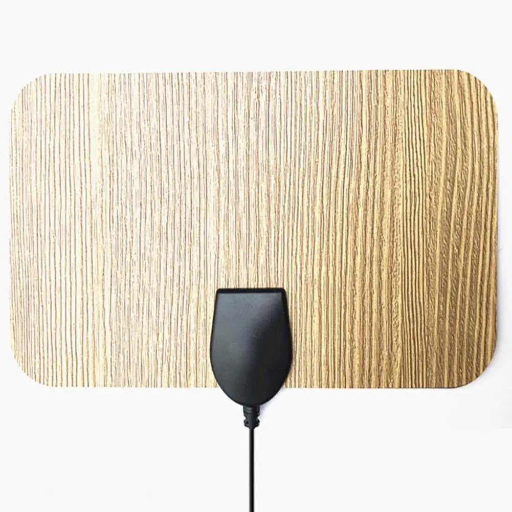 TV Aerial TV Antenna 200 Mile Digital HD Wood Grain Indoor with Amplifier Signal Booster HD HDTV DVB Cable TV UHF VHF DTV TV Aerial TV Antenna 200 Mile Digital HD Wood Grain Indoor with Amplifier Signal Booster HD HDTV DVB Cable TV UHF VHF DTV