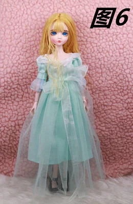 29 см 1/6 blyth кукла шарнир тела модные игрушки BJD подарок с платье обувь парик Макияж - Цвет: 06