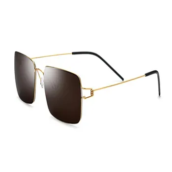 

Rimless Unisex Fashion Screwless Alloy Ultralight Driving Sunglasses Frame Goggle UV400 Protection Polarized Sunglasses Eyewear