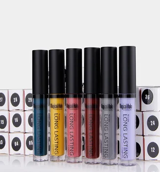 

Magical Halo Color 38 Matte Lipsticks Make Up Liquid Nude Black Lipsticks Cosmetics Lip Gloss Makeup Batom Mate Lip Stick