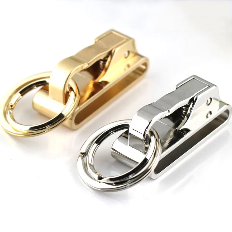 Belt Key Rings Buckle Clip for Belt Double Loops Car Keychain Key Fob