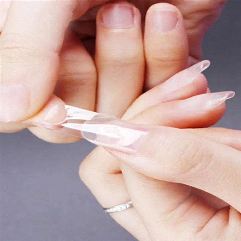 Nail Polish Sticker Transparent Nail Resist Film Protector UV Gel Full
