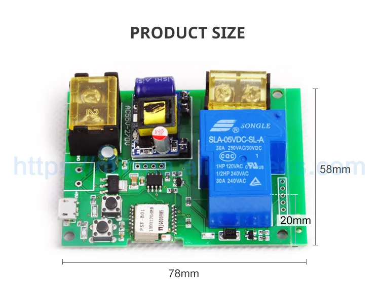 Wi-Fi пульт дистанционного управления модули автоматизации релейный модуль 220 В 30A Высокая мощность 4000 Вт телефон ewelink приложение дистанционное управление таймер переключатель