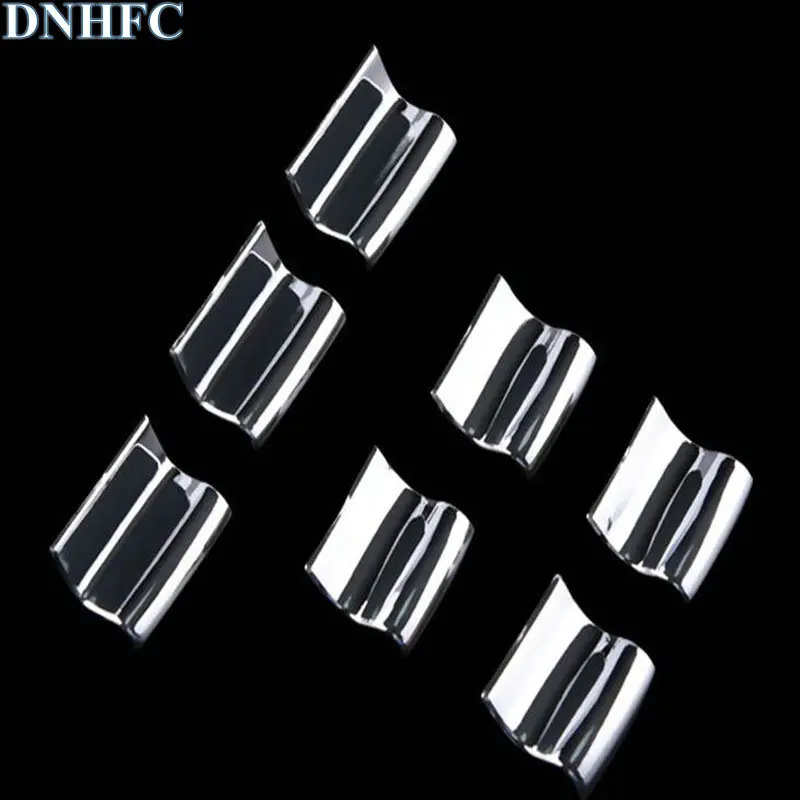 

DNHFC car styling ABS 7PCS/SET Car window lift buttons decorate sequins for Toyota RAV4 Corolla Camry 2012 -2018 car accessories