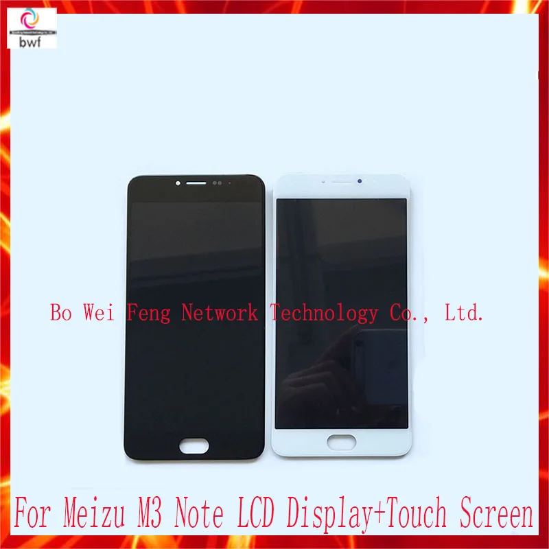 

10Pcs/lot LCD Screen for Meizu M3 Note Original Replacement Accessories LCD Display+Touch Screen for Meizu M3 Note Free shipping