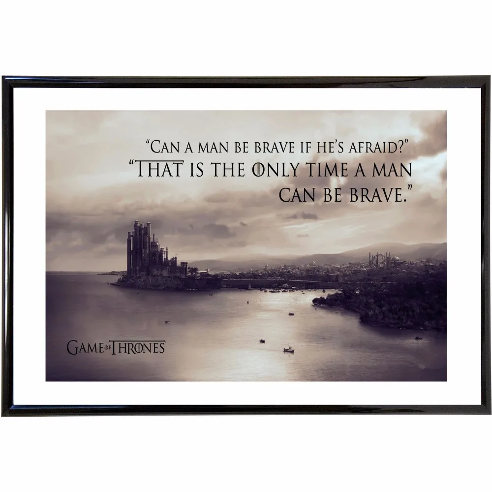 

Be Brave Game Of Thrones Vintage Retro Posters And Prints Home Decoration Large Canvas Painting Modern Wall Art Picture