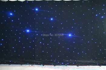 

Free shipping 3x8m,Blue,white two color high quality star cloth for decoration