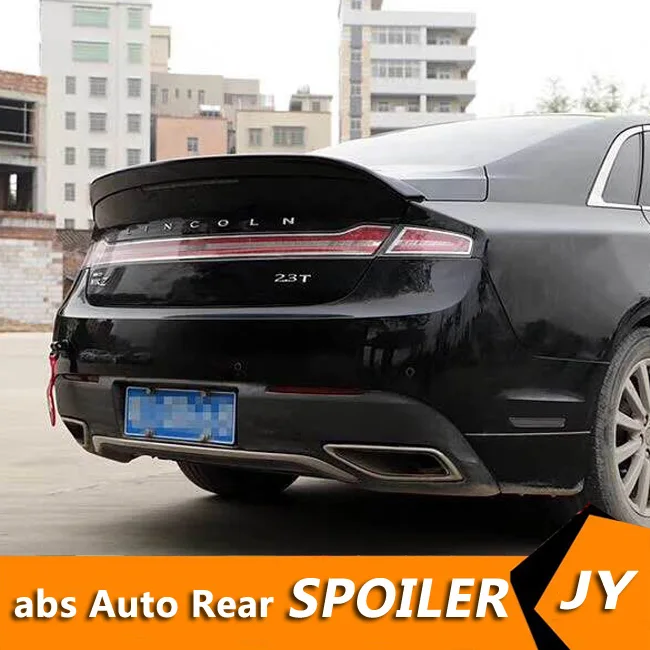 

For Lincoln MKZ Spoiler 2008-2018 Lincoln MKZ spoiler YW High Quality ABS Material Car Rear Wing Primer Color Rear Spoiler