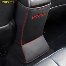 Luhuezu Auto Del Coche Cubierta de la Almohadilla Reposabrazos de La Consola Central Para Suzuki Vitara 2015 2016 2017 Accesorios