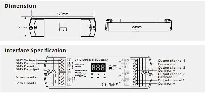 Новая T14 настенная сенсорная панель DMX master и DMX CV декодер 100 V-240 V 4 Zone 2,4 GHz RF Беспроводная+ DMX Led rgbw контроллер полосы