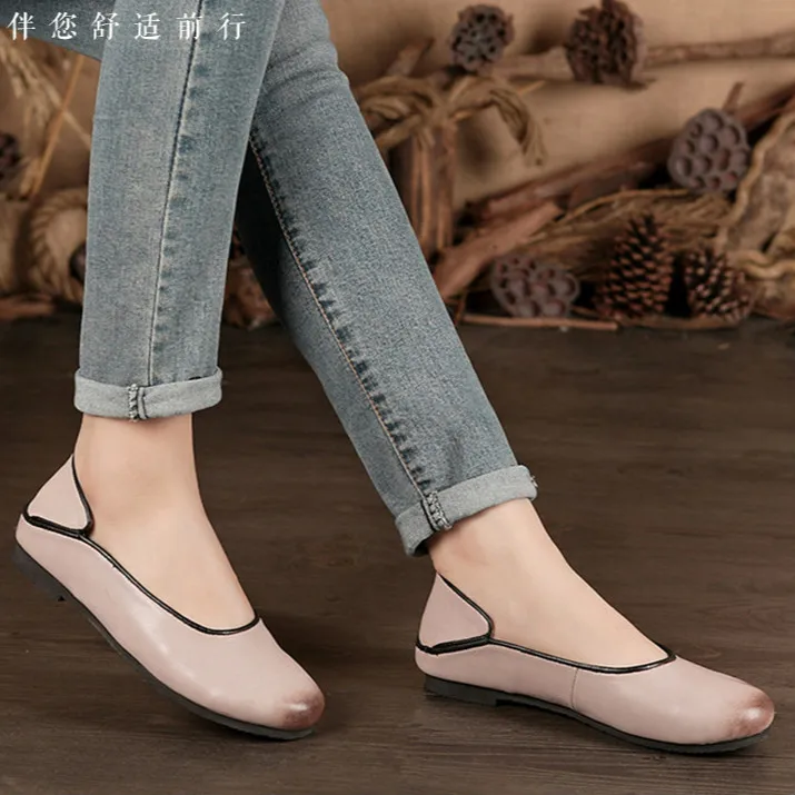 Careaymade-Free shipping,2017 new spring female sheepskin shoes the pure handmade Genuine leather comfortable leisure flat shoes Careaymade-Free shipping,2017 new spring female sheepskin shoes the pure handmade Genuine leather comfortable leisure flat shoes