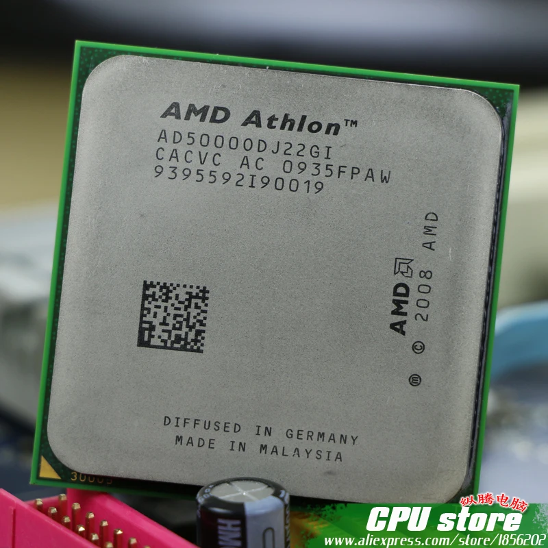 Процессор AMD Athlon X2 AD 5000 cpu двухъядерный настольный процессор с разъемом AM2+ 2,2 ГГц 65 Вт AD5000ODJ22G настольный процессор