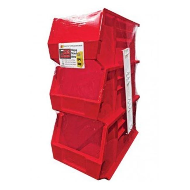 Quantum Storage Rqus240rd Hang Stack Bins Red Bin Binbin