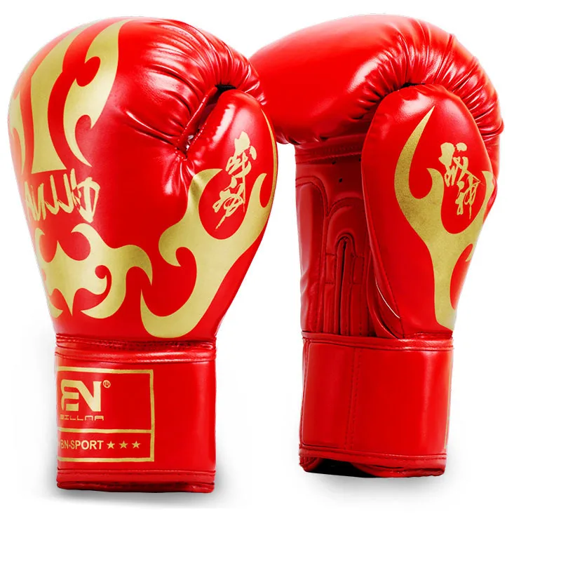 Боксерские перчатки для мужчин женщин MMA Sparring муай тай кикбоксинг кожа