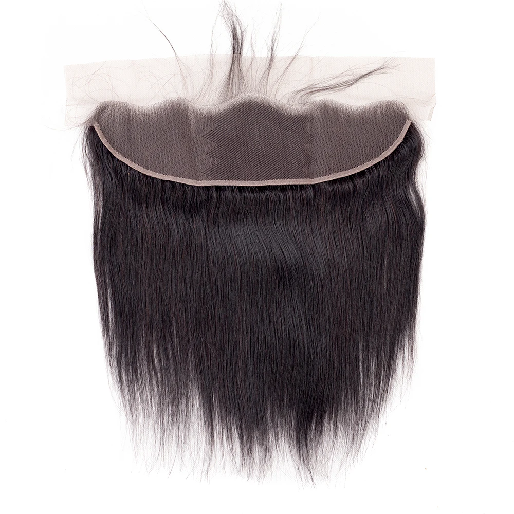 Uneed волосы бразильские прямые волосы 3/4 пучки с кружевной фронтальной застежкой с пучками Remy человеческие волосы переплетения пучки с фронтальной