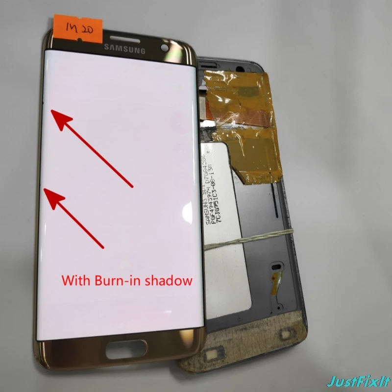 

Super AMOLED gold NO.M39 for Samsung Galaxy S7 edge G935F G935A G935FD Defect lcd display with touch screen Digitizer 5.5''