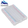 1pcs Quality mini bread board / breadboard 8.5CM x 5.5CM 400 holes Transparent/White DIY ► Photo 1/2