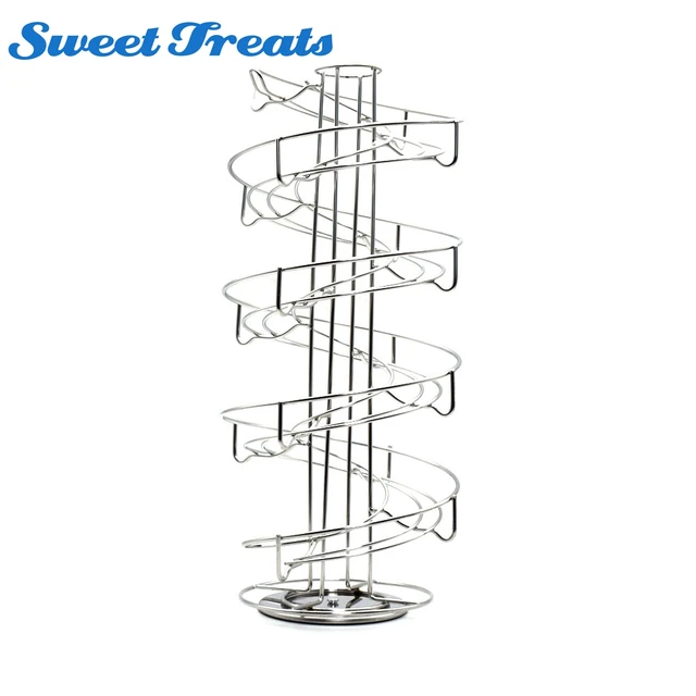 Best Price Sweettreats 360 Degree Rotating Coffee Pod Holder Stand - Spiral 30 Capsule Coffee Pod Holder Tower Rotate Stand Storage Rack Best Price Sweettreats 360 Degree Rotating Coffee Pod Holder Stand - Spiral 30 Capsule Coffee Pod Holder Tower Rotate Stand Storage Rack