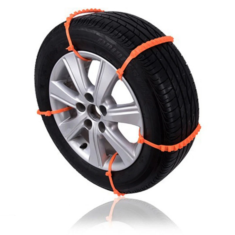 

1pcs Winter Car Tire Snow Adjustable Anti-skid Safety Double Snap Skid Wheel TPU Chains For Truck Car SUV