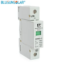 1/2/3/4P 40KA SPD AC 380V Din Rail Anti-lightning Voltage Surge Protector Device цена 1/2/3/4P 40KA SPD AC 380V Din Rail Anti-lightning Voltage Surge Protector Device цены онлайн