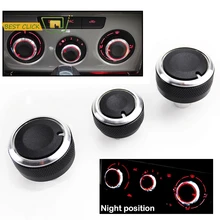 Interruptor de Control de aire acondicionado para coche, botones diales de aire acondicionado, para VW GOLF PLUS Rabbit Beetle A5 coxinelle Maggiolino Fusca