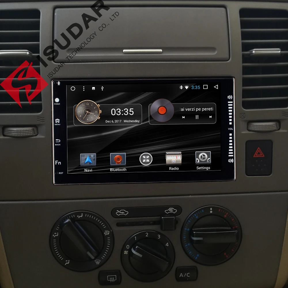 2 Two Din 7 Inch Android 7.1.1 Universal Car DVD Player For Nissan/Toyota/Corrola/Volkswagen Wifi GPS Navigation Bluetooth Radio