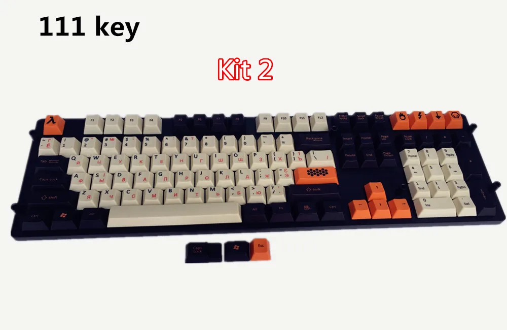 Крутой Джаз 125 PBT большой углерод толстый Keycap краситель сублимированный Японский Русский корейский макет Вишневый профиль для механической клавиатуры