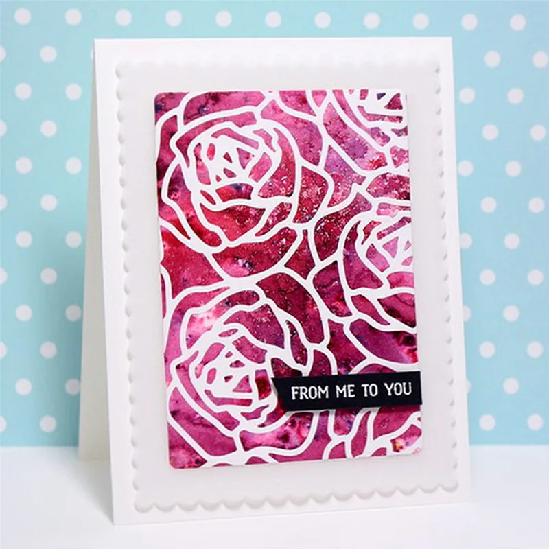 

Naifumodo Flower Background Metal Cutting Dies Scrapbooking and Card Making New 2019 DIY Stencil Crafts Dies Cuts