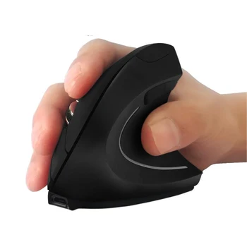 

Wireless Mouse New Ergonomic Vertical Desk Mouse USB Interface Wireless Charging Stationery 10 Meters Photoelectric Wireless Of