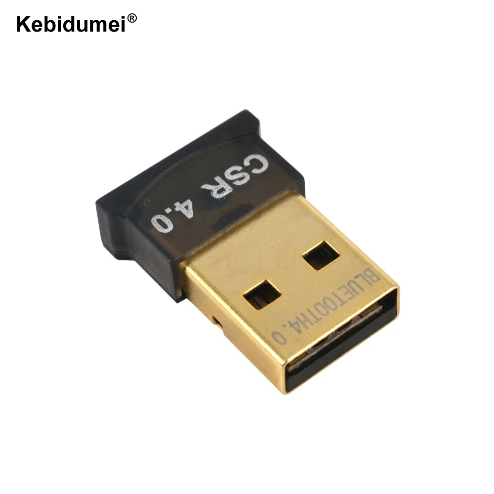 Kebidumei, включающим в себя гарнитуру блютус и флеш-накопитель USB V4.0 адаптер двухрежимный беспроводной ключ 3 Мбит/с мини Bluetooth адаптер для