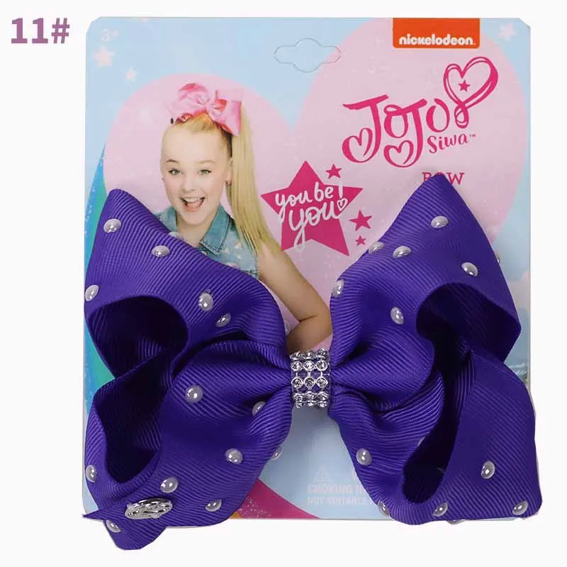 

5" Kids Bows Large Hairpin Bow-knot Pearl Hair Clip Handmade Headwear Fashion Hair Accessories for Girl