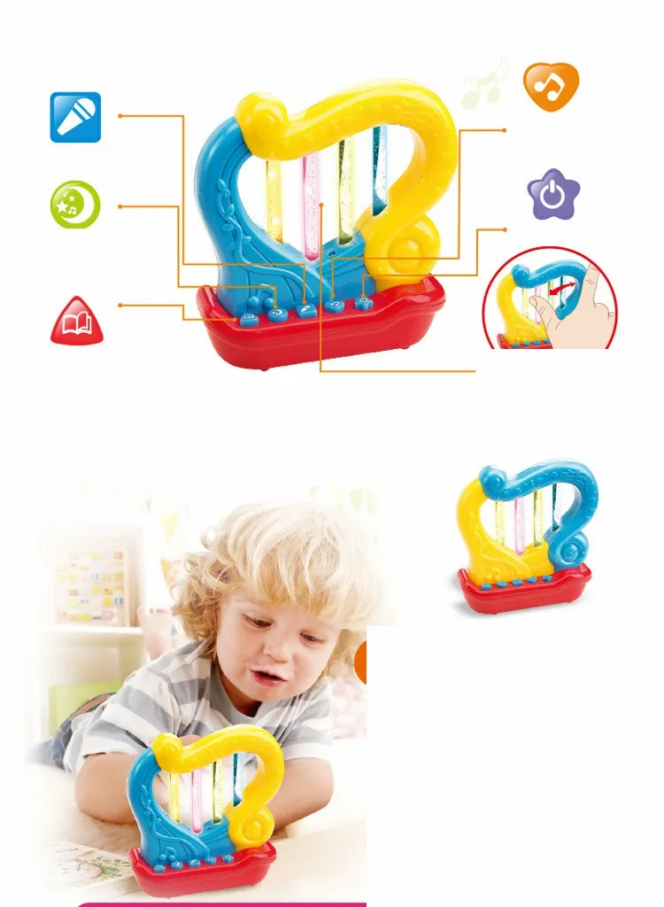 Светодиодный погремушка для детей раннего возраста, развивающие погремушки для детей, забавные детские игрушки для младенцев, волшебные мини-барабаны
