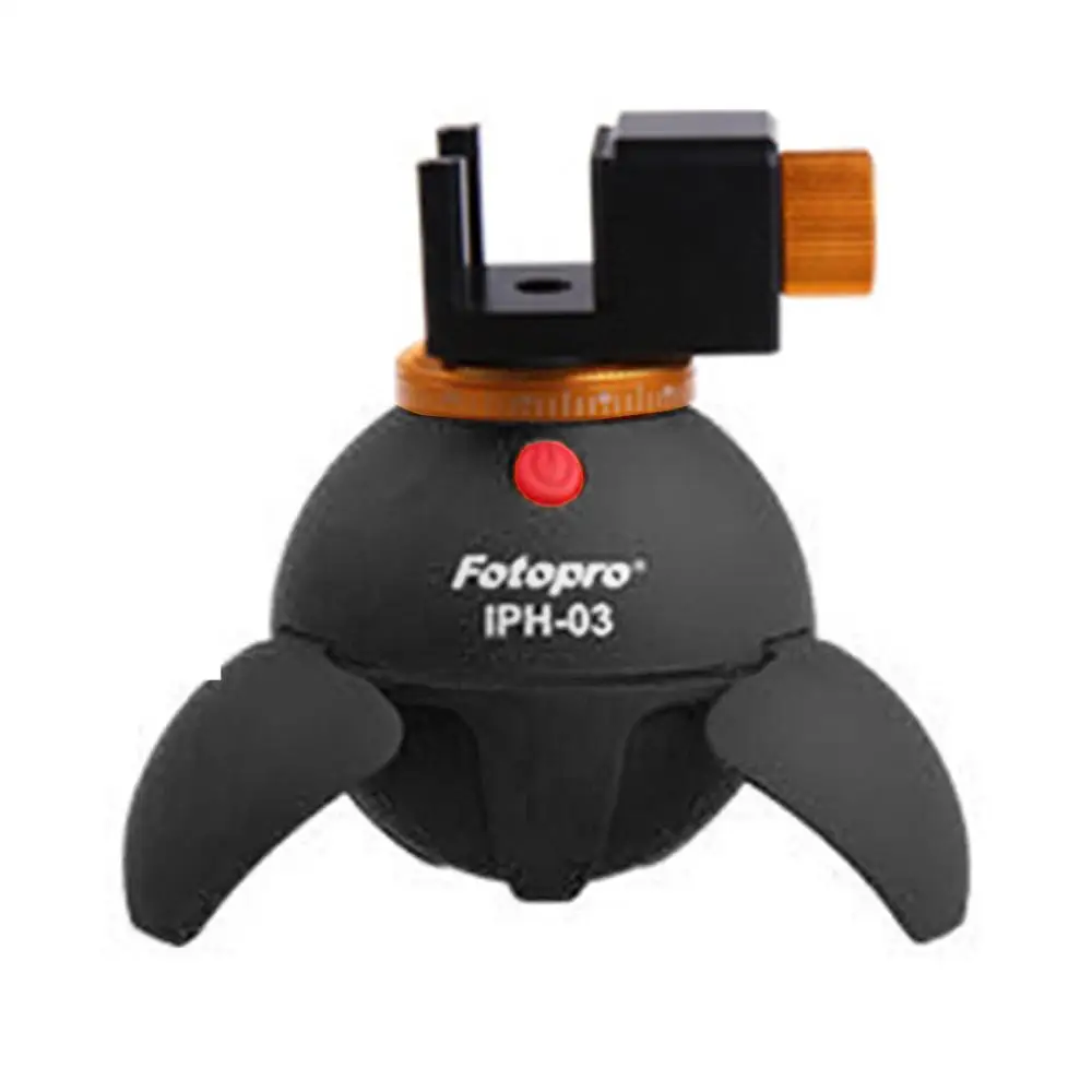 Fotopro IPH-03 Mini Bluetooth Remote Electric Panorama Head 360 Rotation Tripod Head for GoPro Action Camera Selfie Stick