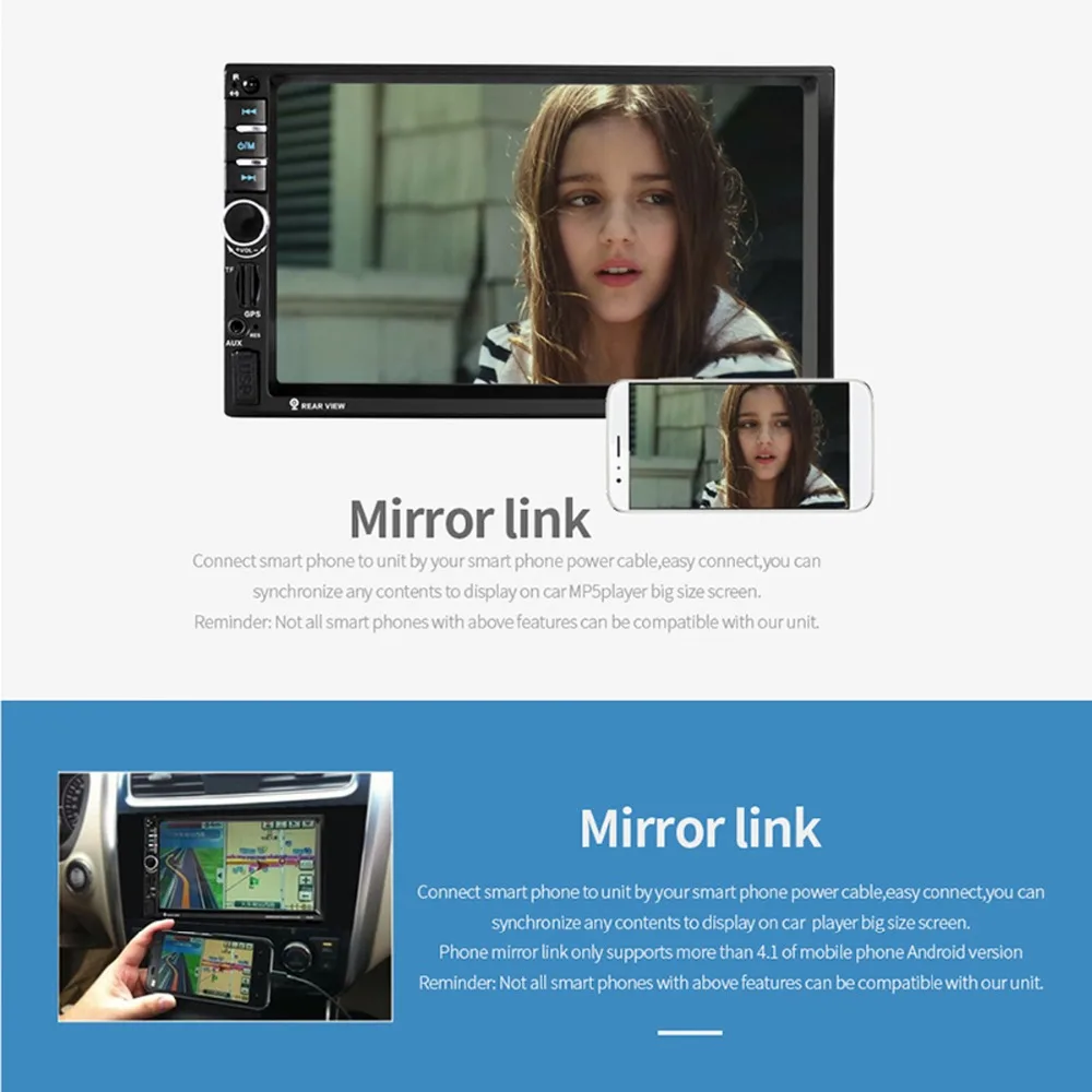Navigation for 2 din car gps autoradio bluetooth radio car multimedia player 2din Cassette Recorder carplay with android phone