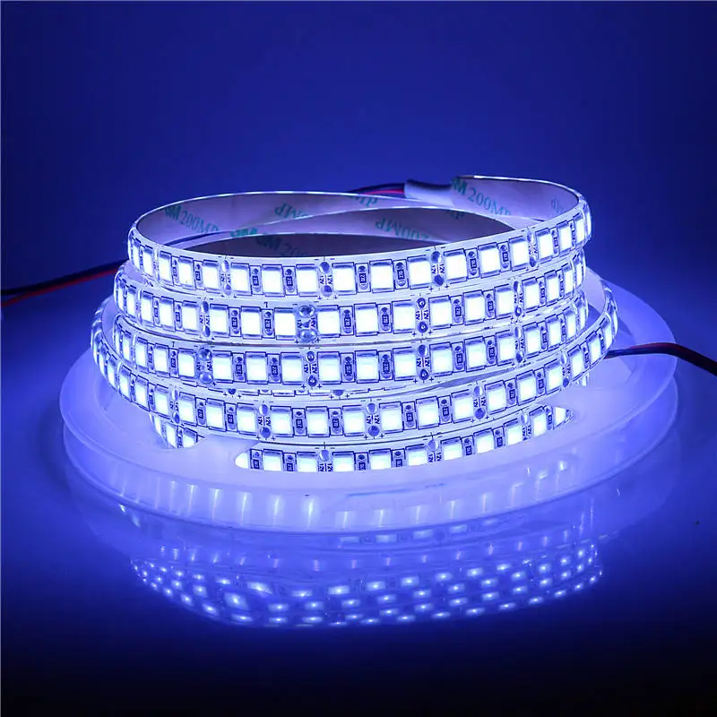 Супер яркая светодиодная лента SMD 5054 5 м 12 в пост. Тока 60 светодиодов/м 120 300
