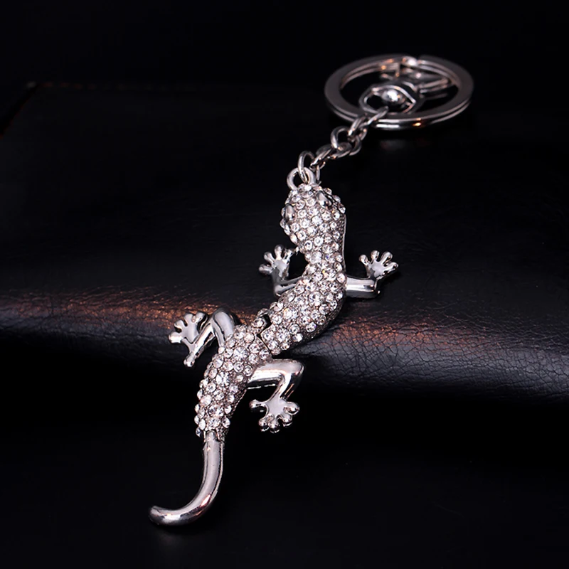 TOGORY Lucky Lizard Crystal новинка животное Модный Брелок Сумочка пряжка Сумочка Подвеска для автомобиля брелок держатель для женщин