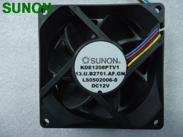SUNON KDE1208PTV1 8025 8 см 80 мм DC 12 В 3.7 Вт ШИМ функция Вентилятор охлаждения
