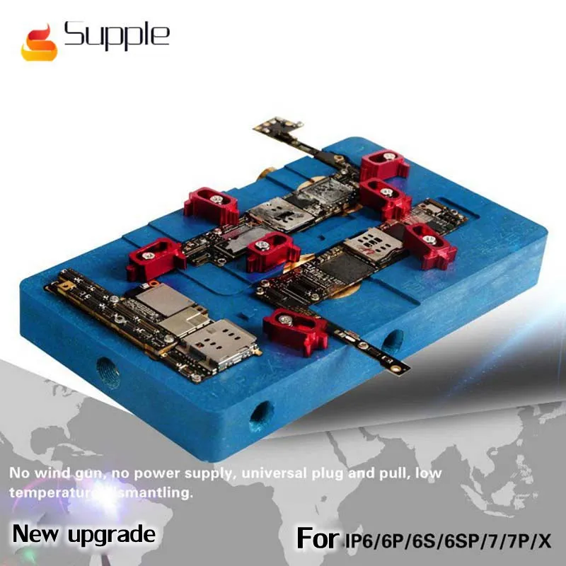 

Supple Comprehensive Maintenance Soldering Iron Heating Table for iPhone6/6P/7/7P/X Motherboard chip repair Tin plant Location