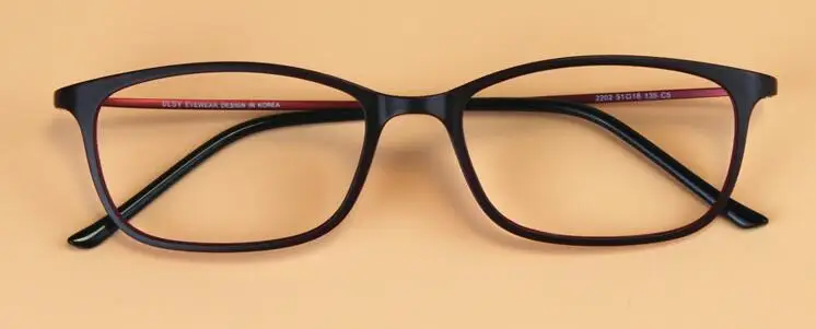 Ультра-тонкие корейские мужские винтажные BLSY титановые вольфрамовые маленькие квадратные очки в оправе, женские очки по рецепту близорукости - Цвет оправы: dark red
