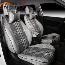 AutoDecorun Dedicated Seat Cover font b Car b font for Kia Cadenza 2012 Flax Automobile Seat